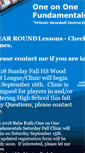 Mobile Screenshot of oneononefundamentals.com
